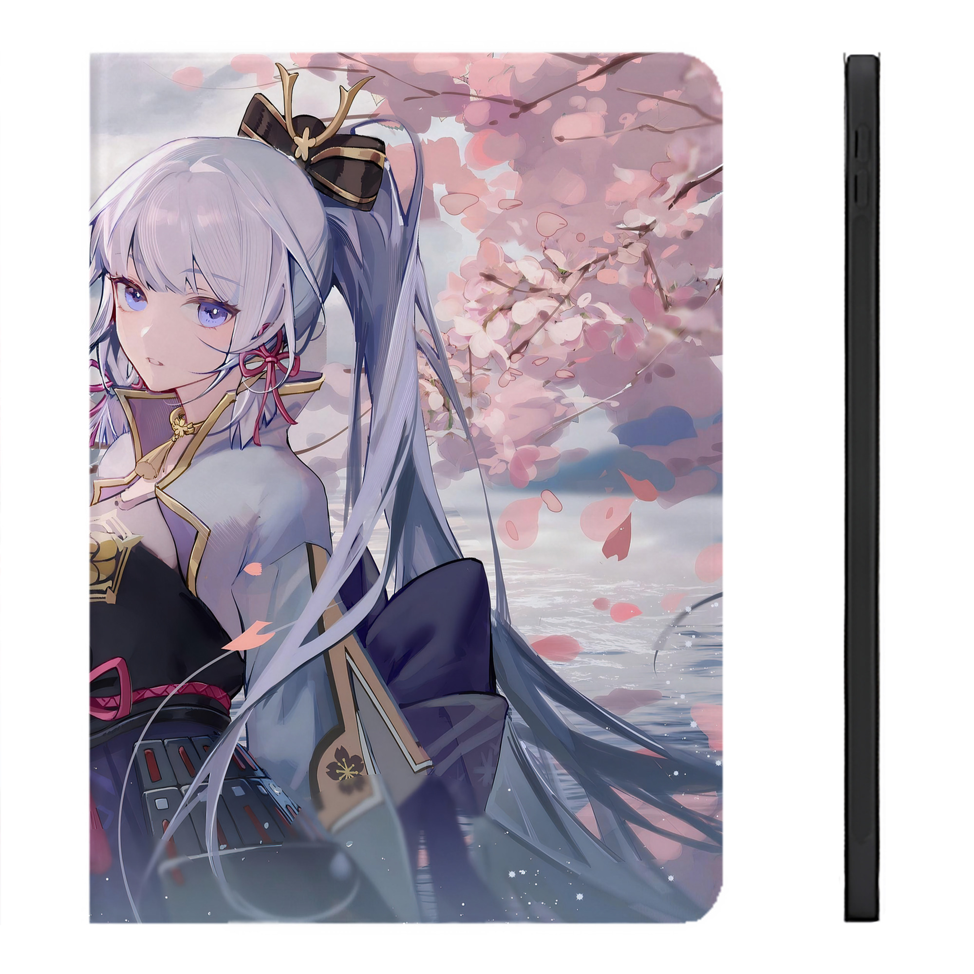 げんし神 genshin IPadケース ペンホルダー付き ブックスタイルデザイン